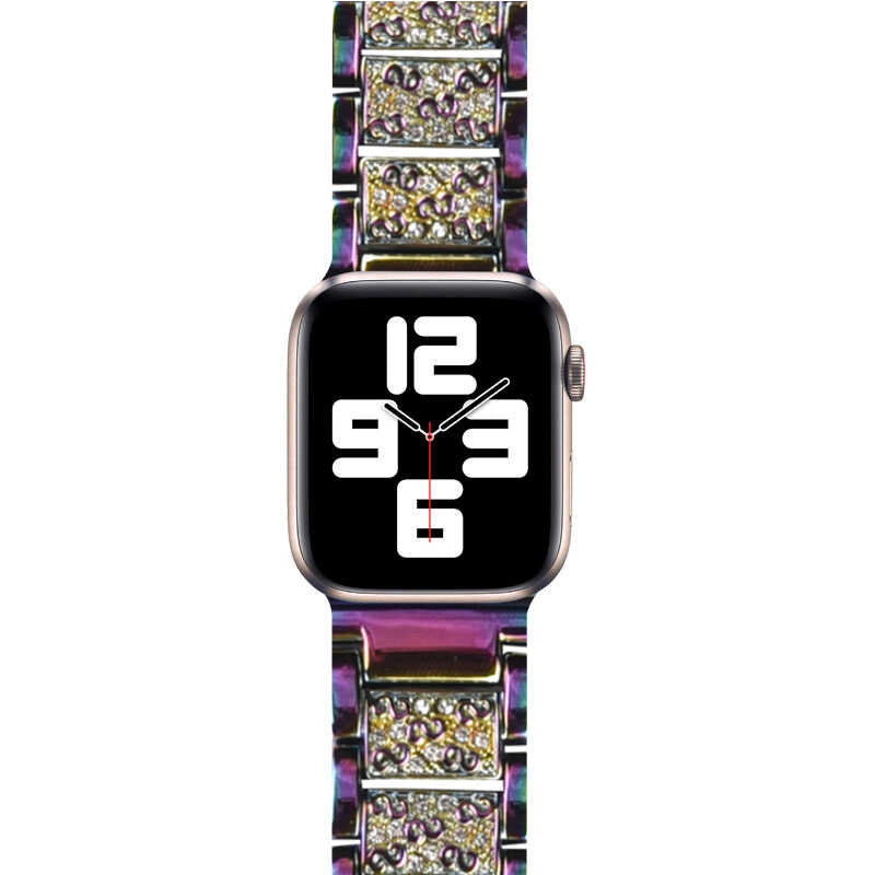 Watch Ultra 49mm Kordon Wiwu Three Beads Set Auger Metal Strap Kayış - 5 Watch Ultra 49mm Kordon Wiwu Three Beads Set Auger Metal Strap Kayış - 5